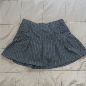 abercrombie kids girls 7/8 Charcoal Gray Elastic Waist Skirt Skort